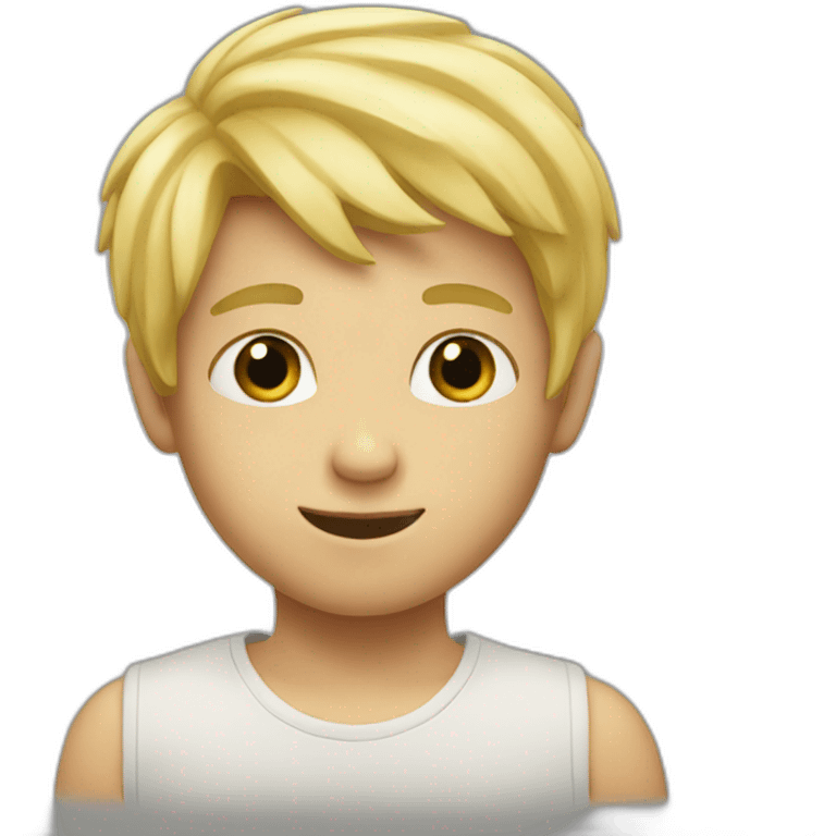 blond boy emoji