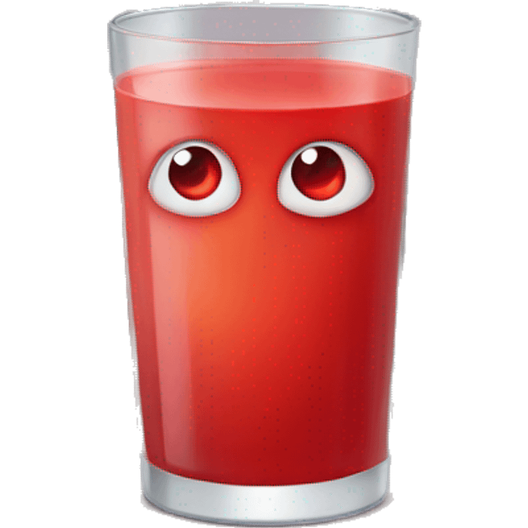 Juice world with red eyes emoji