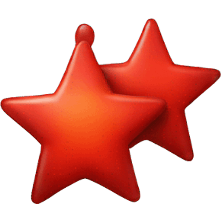 two red stars emoji