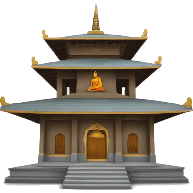 Sri Lankan buddhist temple  emoji