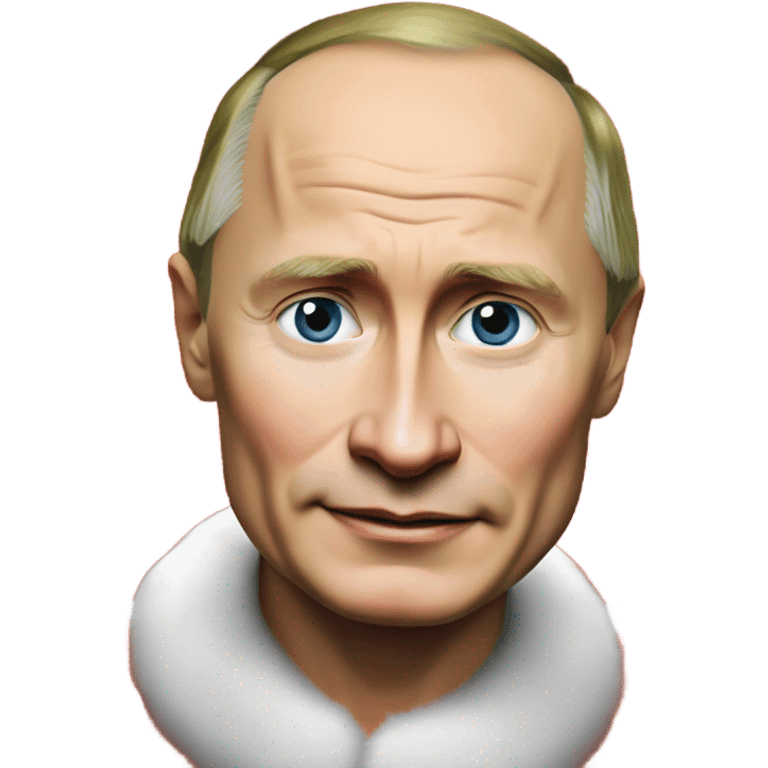 Vladimir Putin dressed as Santa  emoji