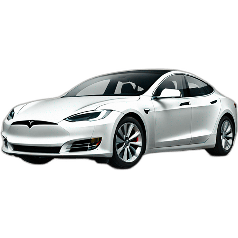 White Tesla emoji