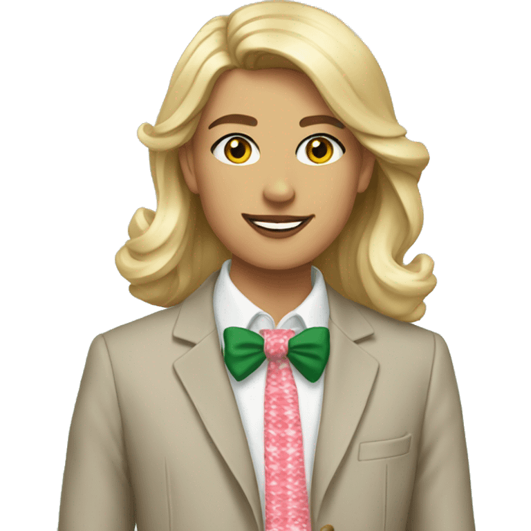 Preppy Christmas emoji