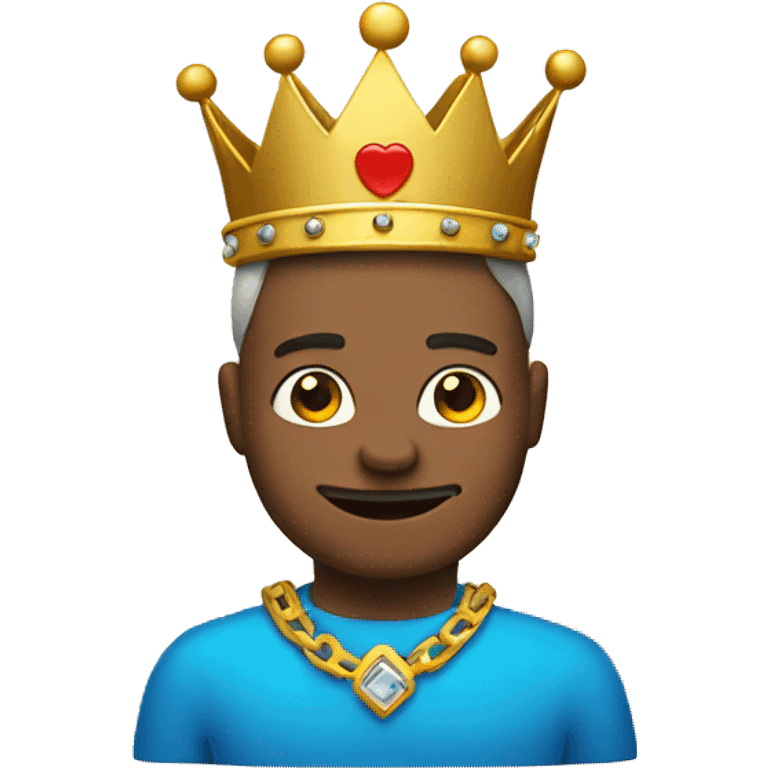 youtube logo with crown emoji