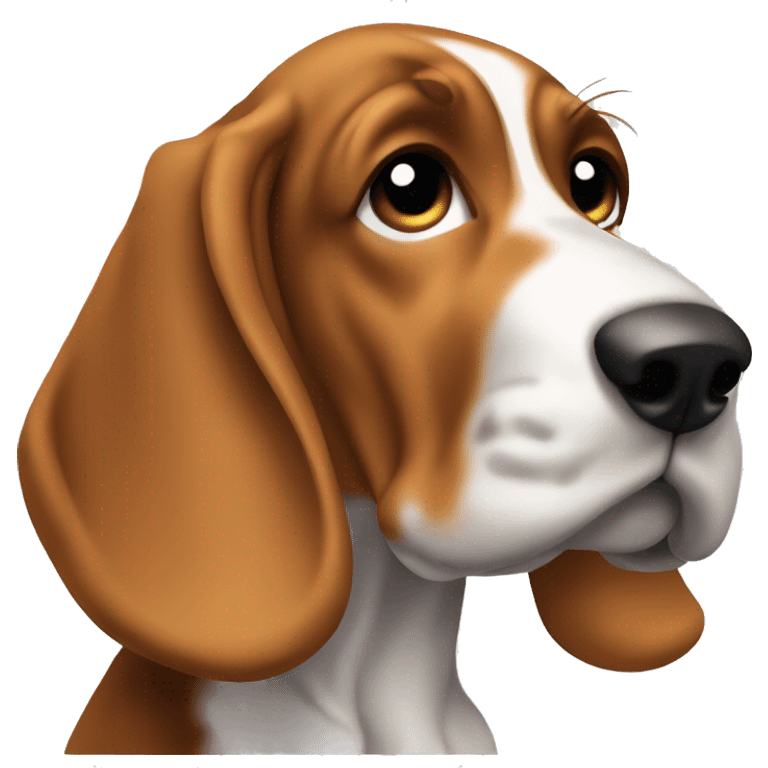 frontend development with basset hound puppy  emoji