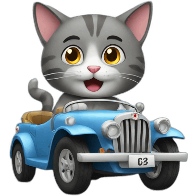 toonces the cat who can drive emoji