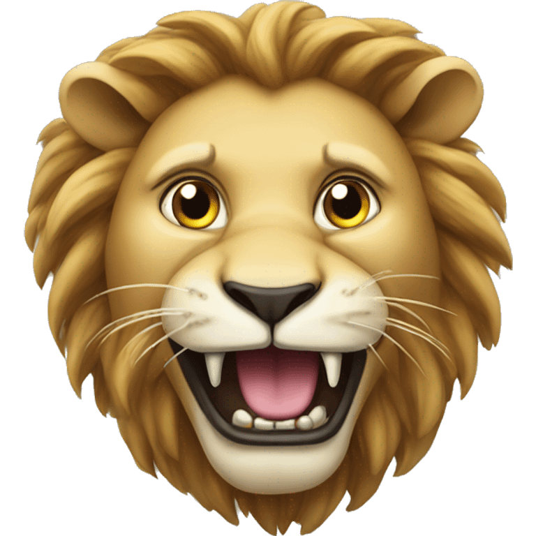 Lion eating radichetta emoji