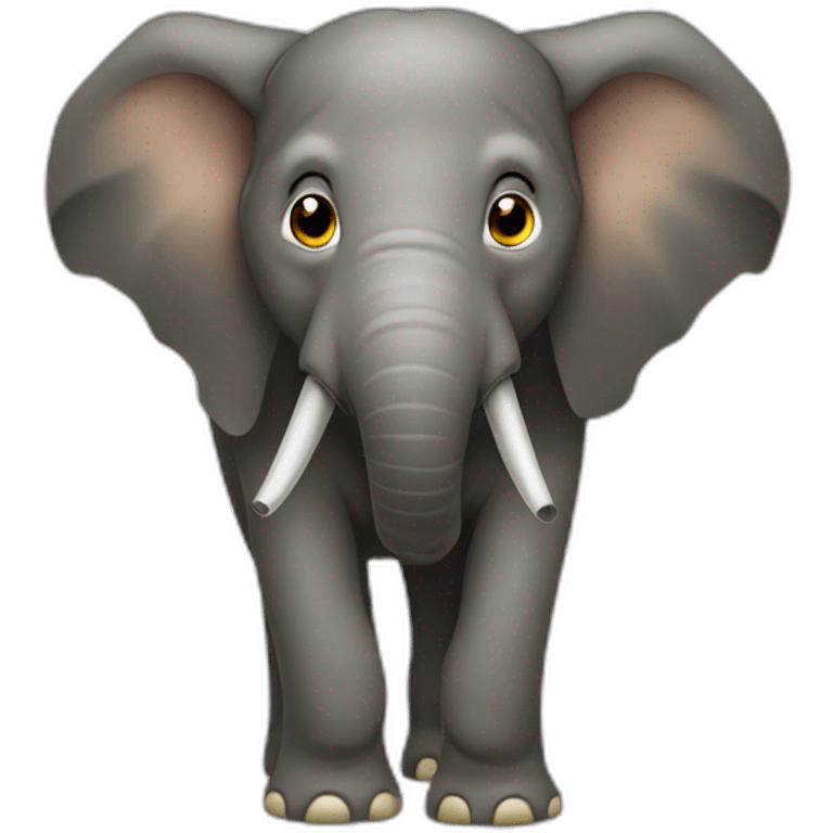 Sanglier sur un éléphant emoji