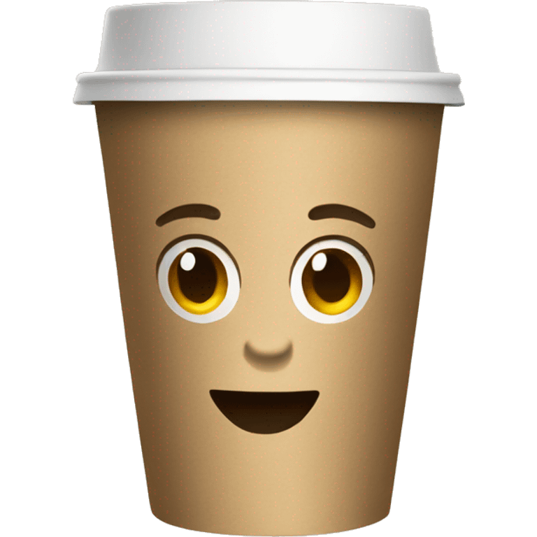 an empty Starbucks coffee cup  emoji