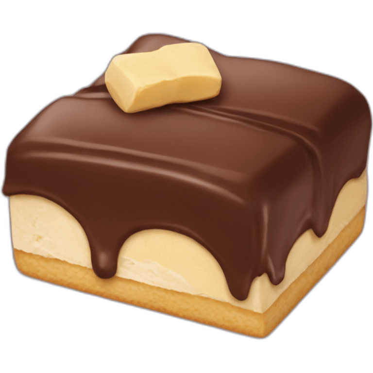 Turrón de chocolate emoji