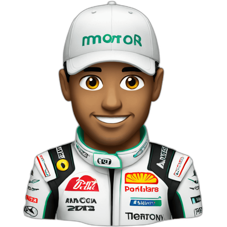 Lewis Hamilton f1 driver emoji