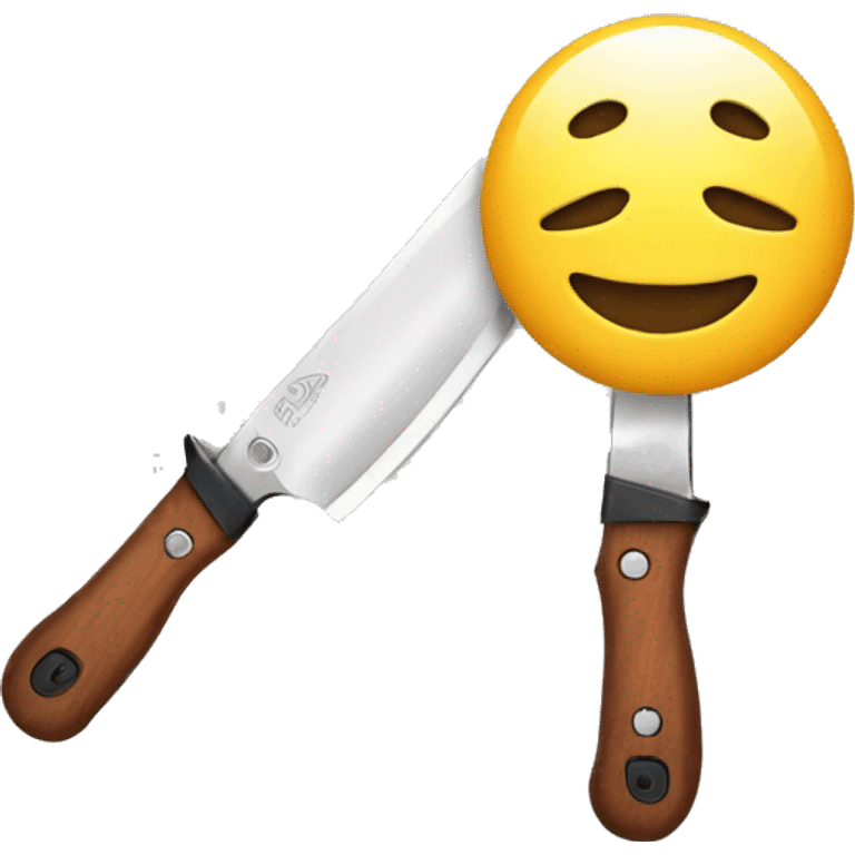 smiley knife emoji