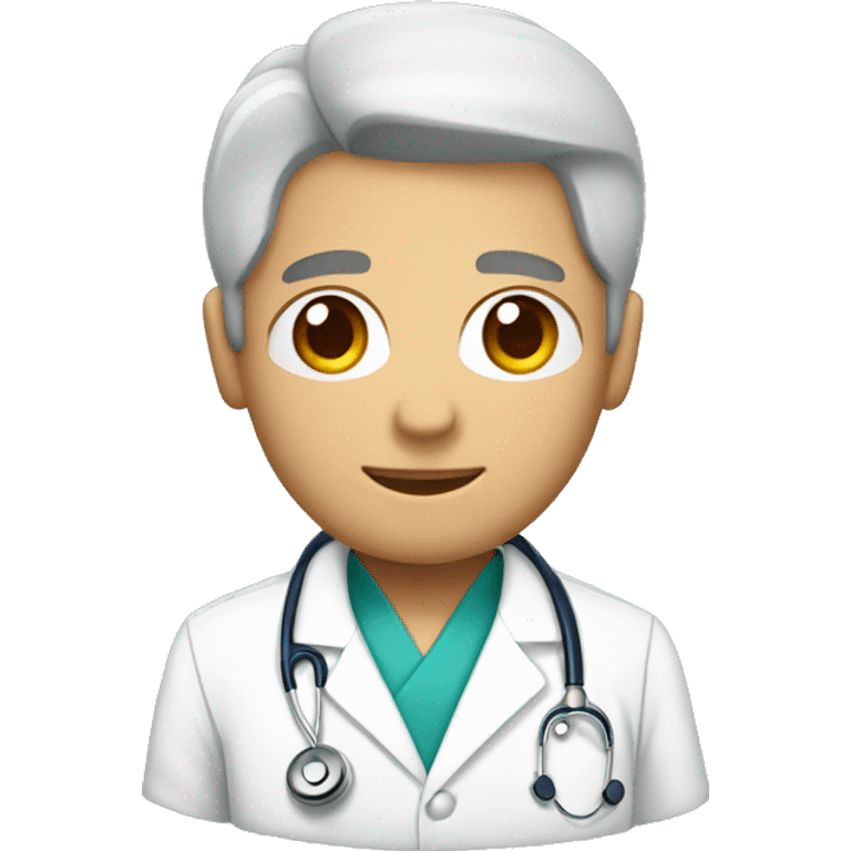 Médico estresado  emoji