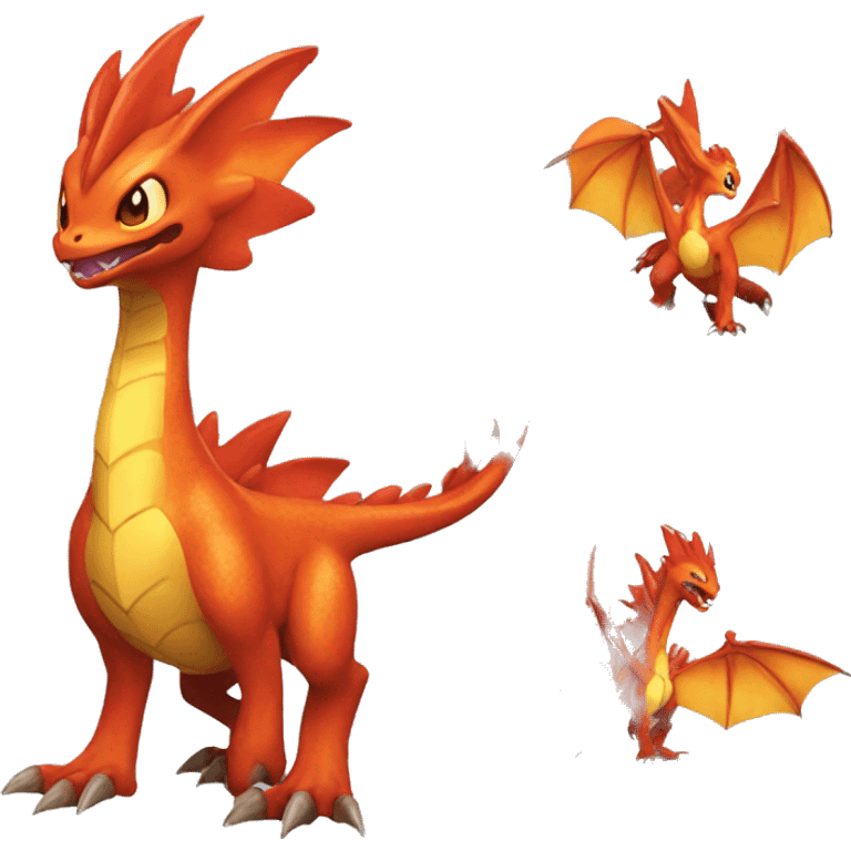 Dracaufeu pokemon emoji