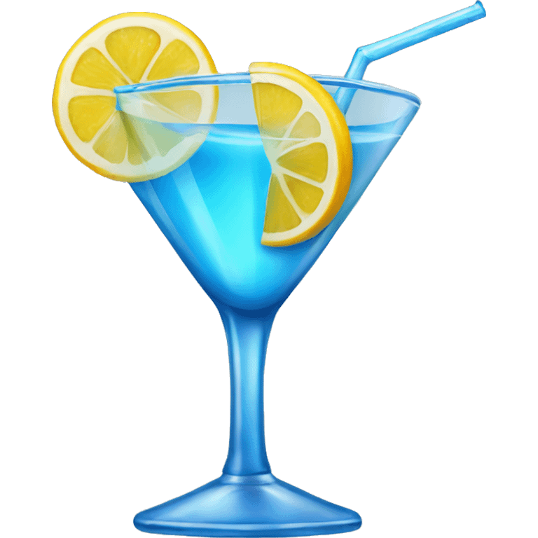 blue cocktail emoji