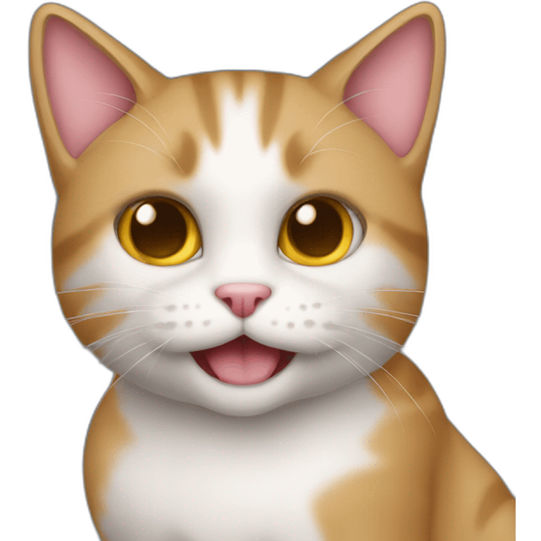 Gato divertido emoji