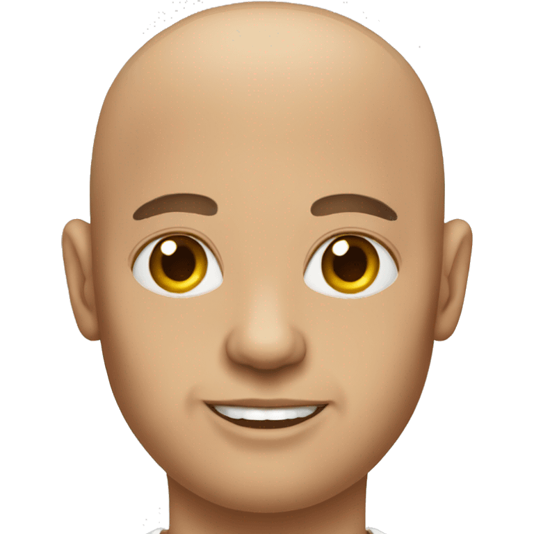 bald man in jewelry emoji