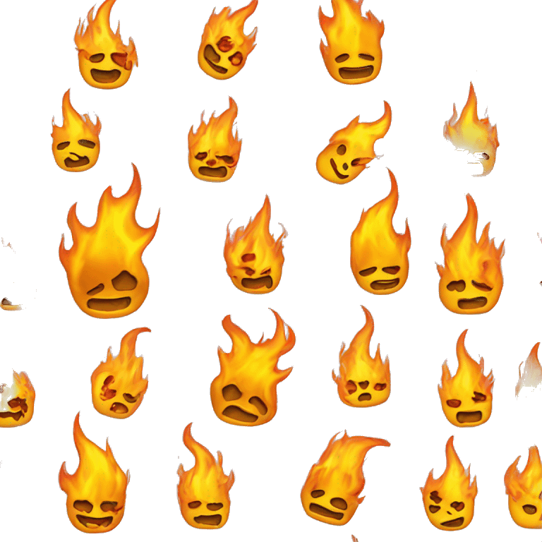 teschio con le fiamme emoji