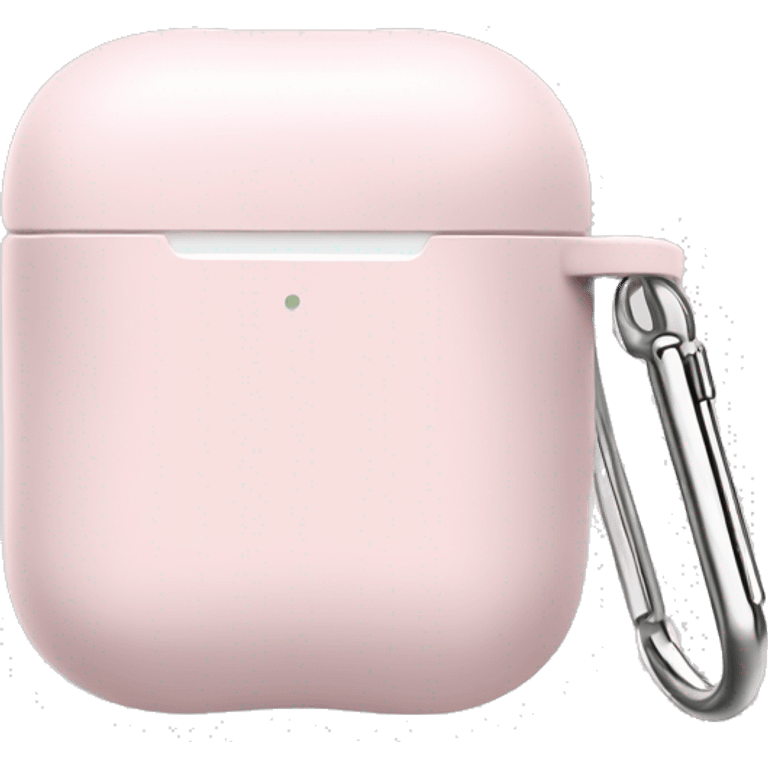 Pale pink AirPod case emoji