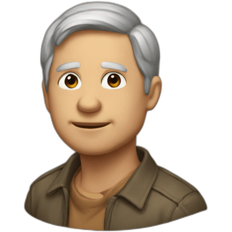 Um menino de capa emoji