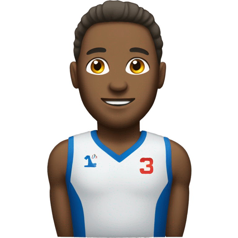 Create a male voleybol player  emoji