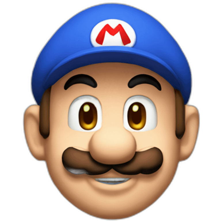 mario bros head emoji