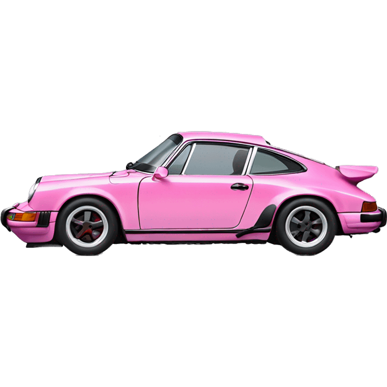 Porsche 911 pink emoji