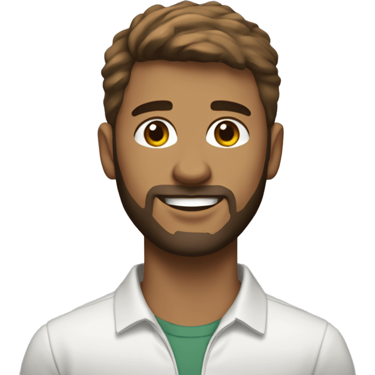 Center for Humane Technology Executive, Tristan Harris, white male with brown short hair and scruff emoji