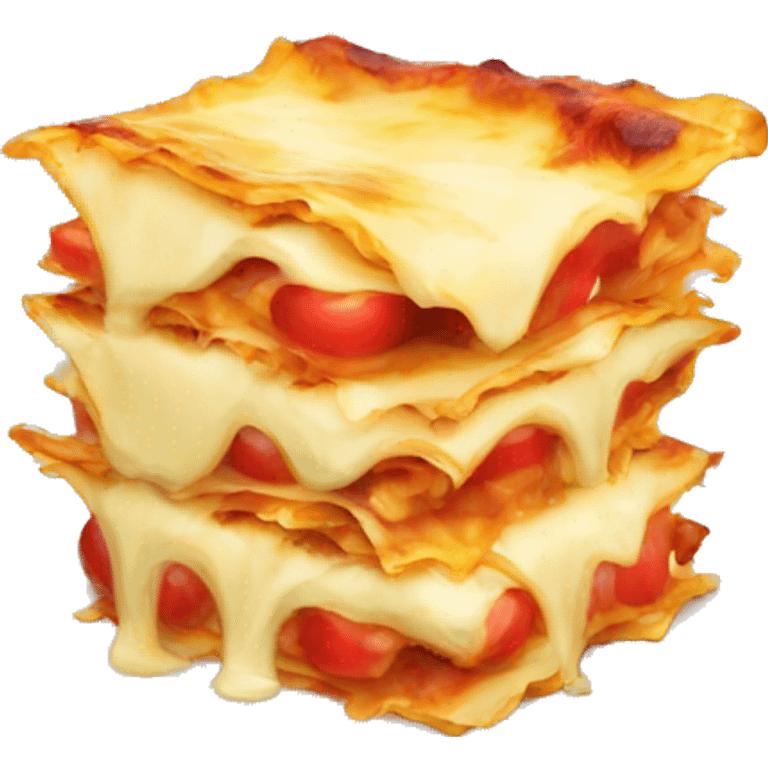 Lasagna apple emoji emoji