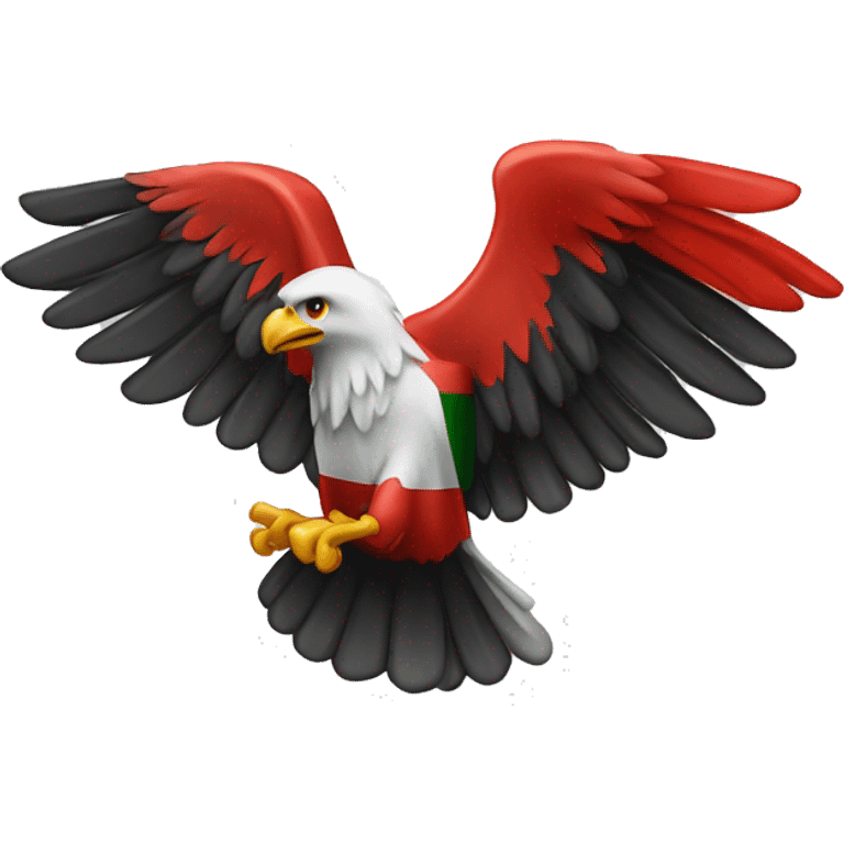 adler mit deutscher flagge  emoji