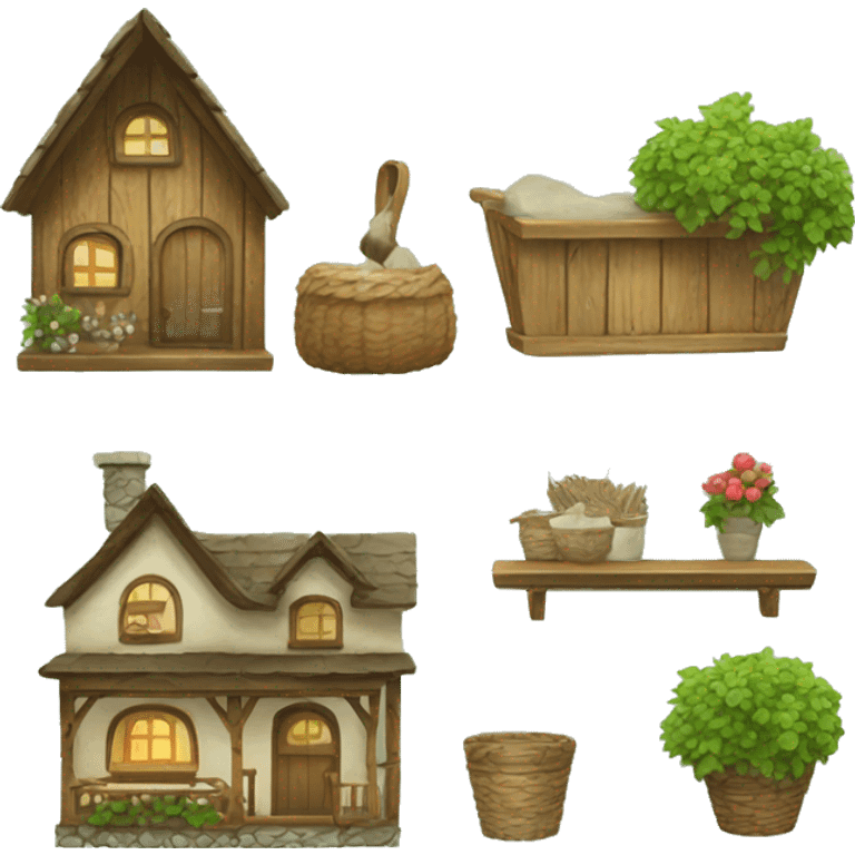 Cottagecore decor emoji