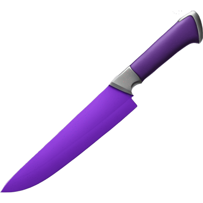 purple knife emoji