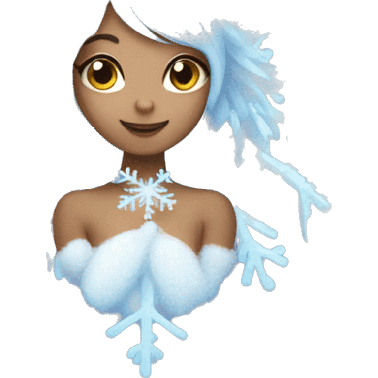 Snowflake fairy emoji