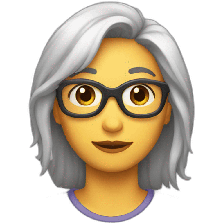 una persona con cara de soprendido emoji