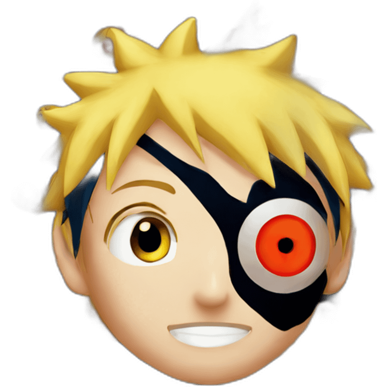 naruto uzumaki with sharingan emoji