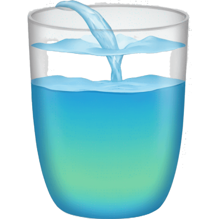 Vaso de agua  emoji