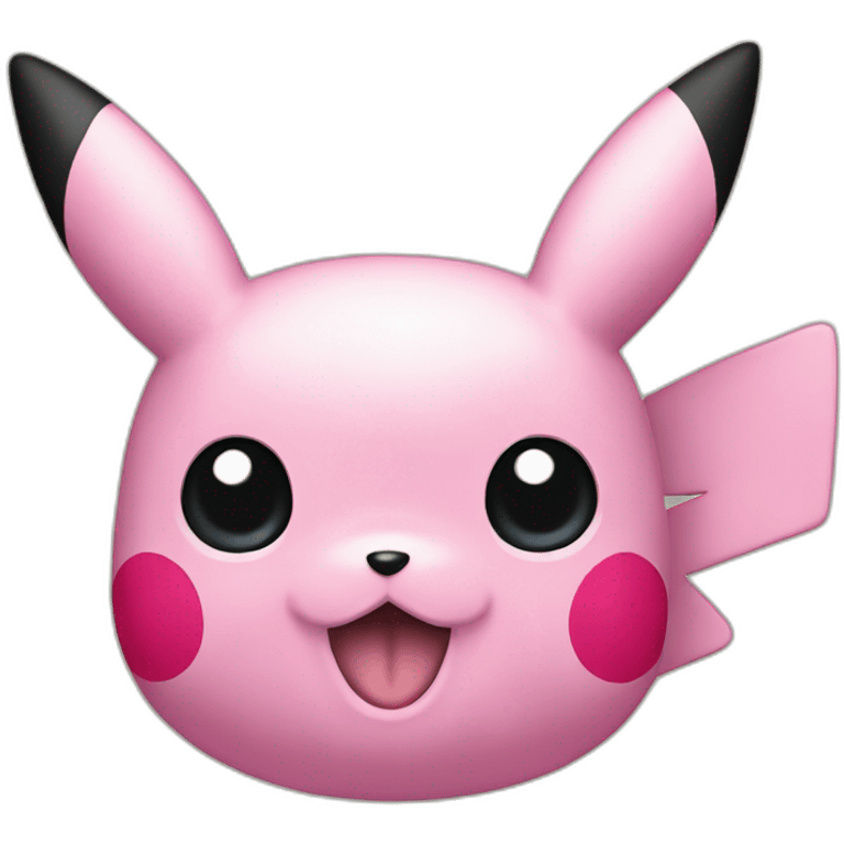 pikachu which is pink emoji