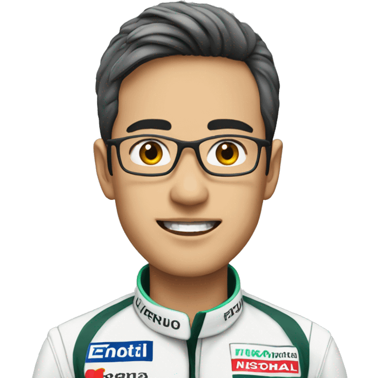 formula 1 driver asian mercedes emoji