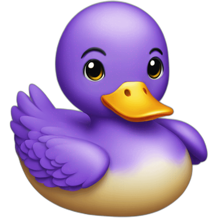 purple duck emoji