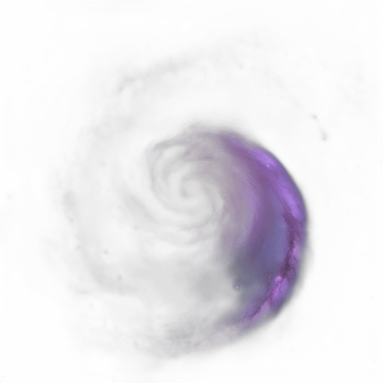 Space purple and azure spiral galaxy emoji