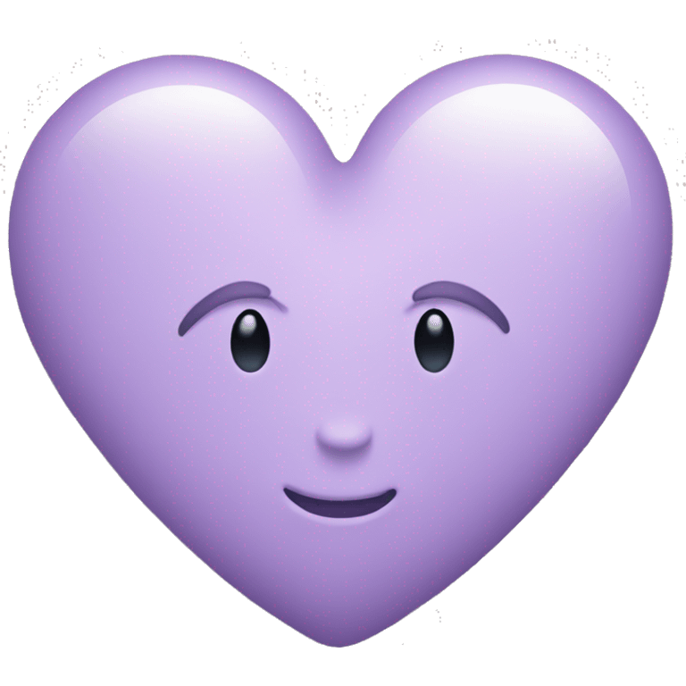 pastel purple rounded heart  emoji