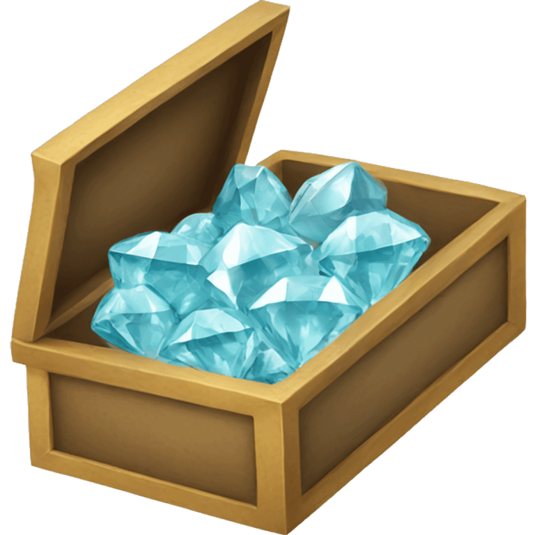  diamonds in box emoji