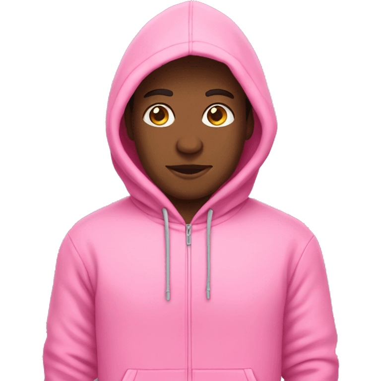 Pink hoodie emoji