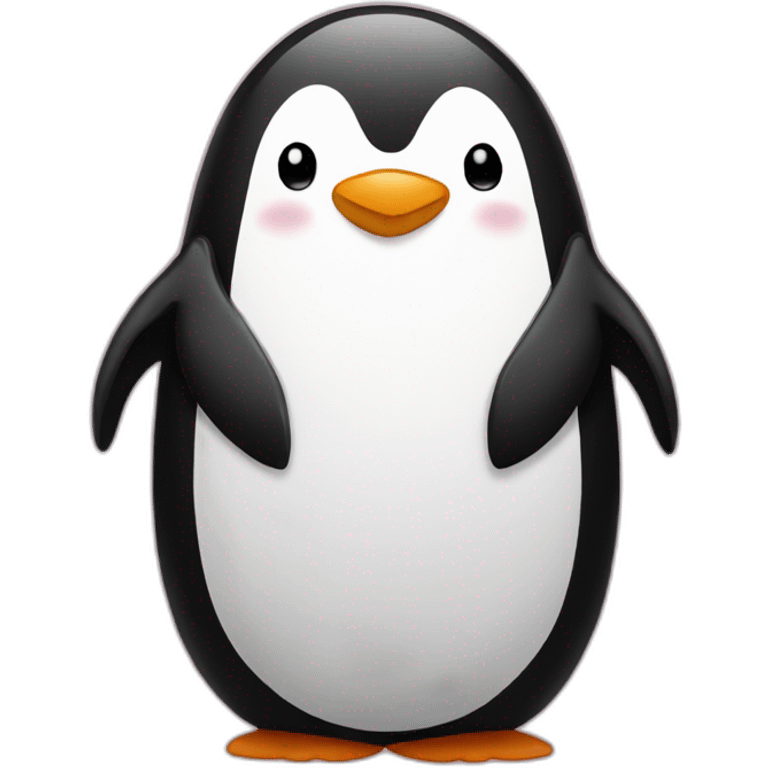 Penguin love emoji