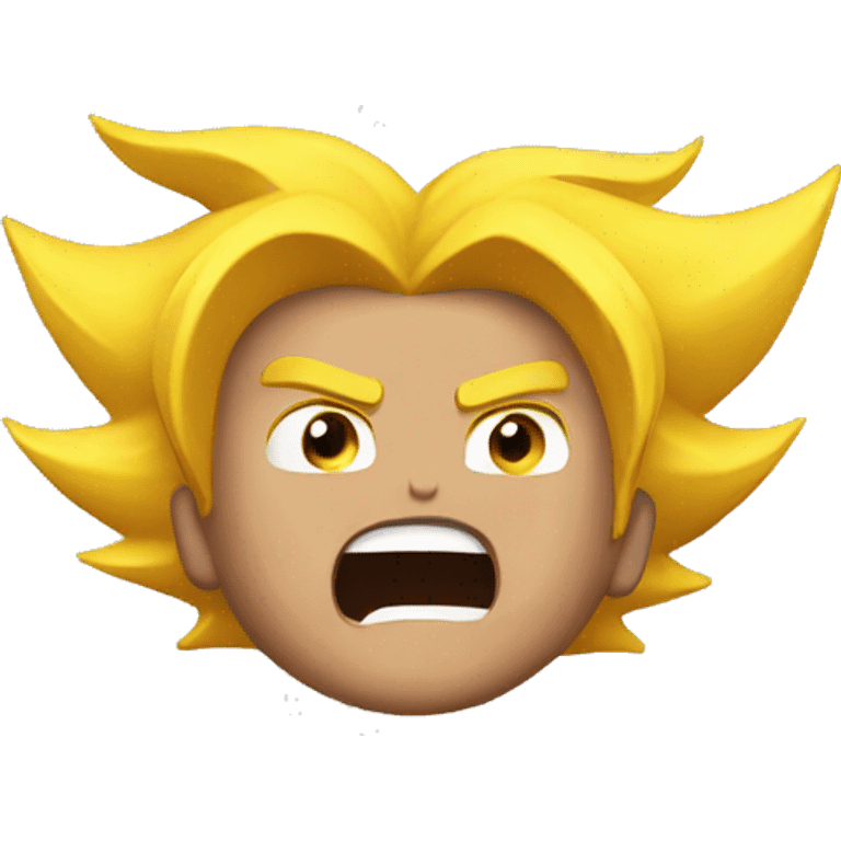 aNIMATED EMOJI OF SUPERSAYAN emoji