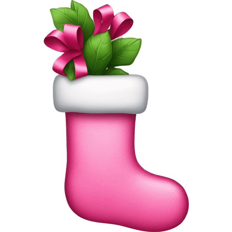 Pink stocking  emoji