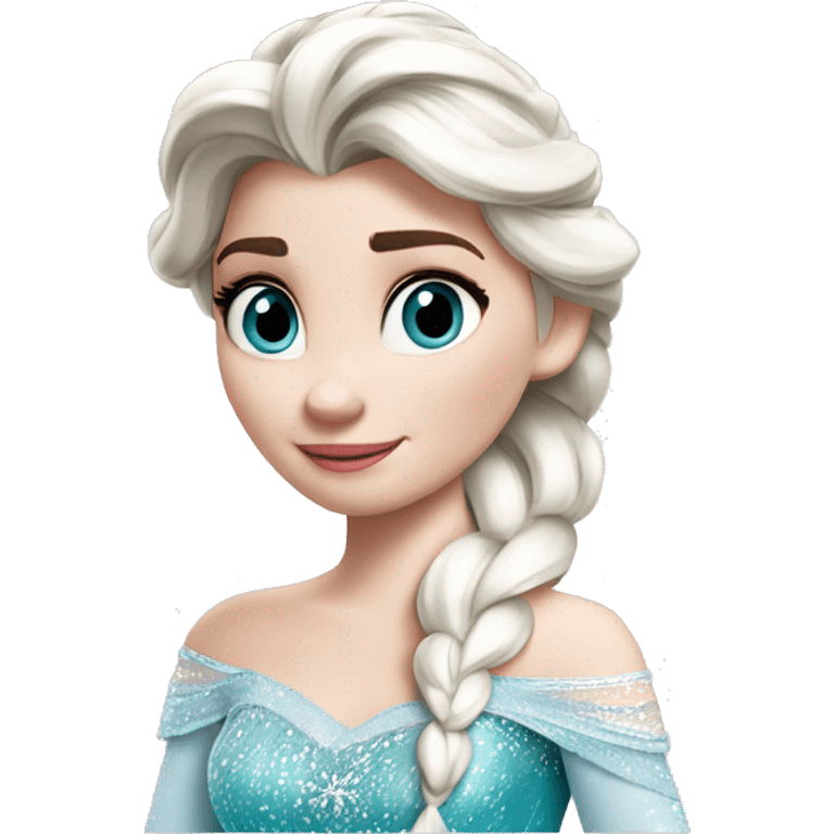 The Disney princess elsa emoji