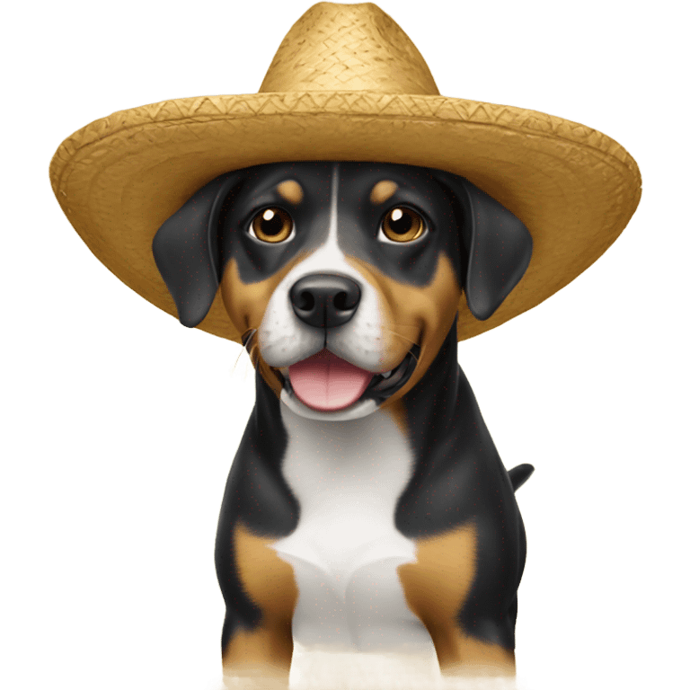 dog weat sombrero emoji