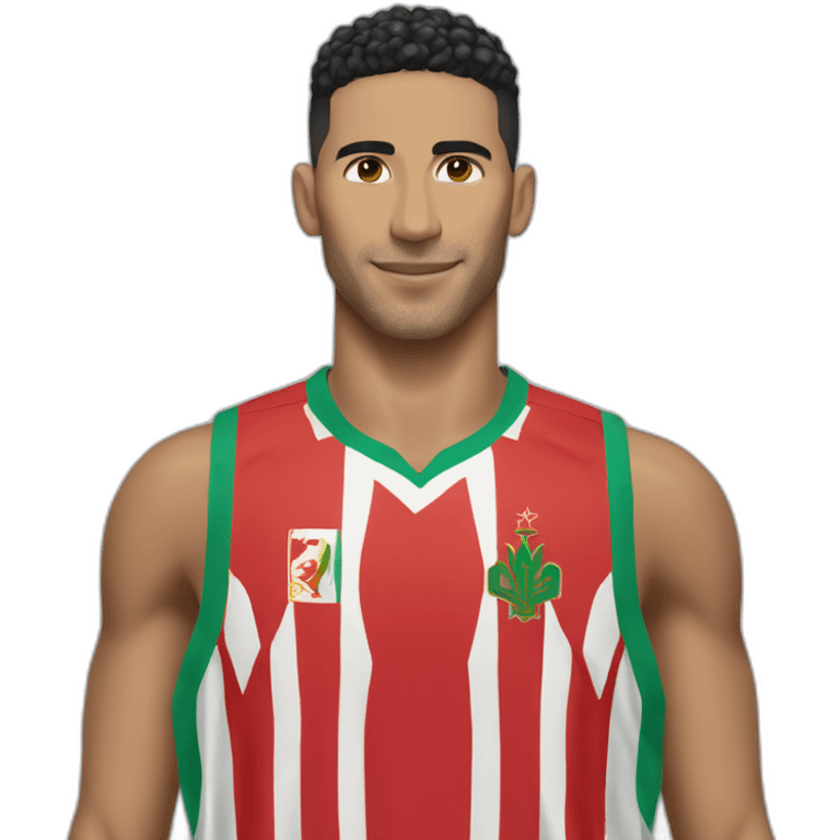 Hakimi maillot du maroc emoji