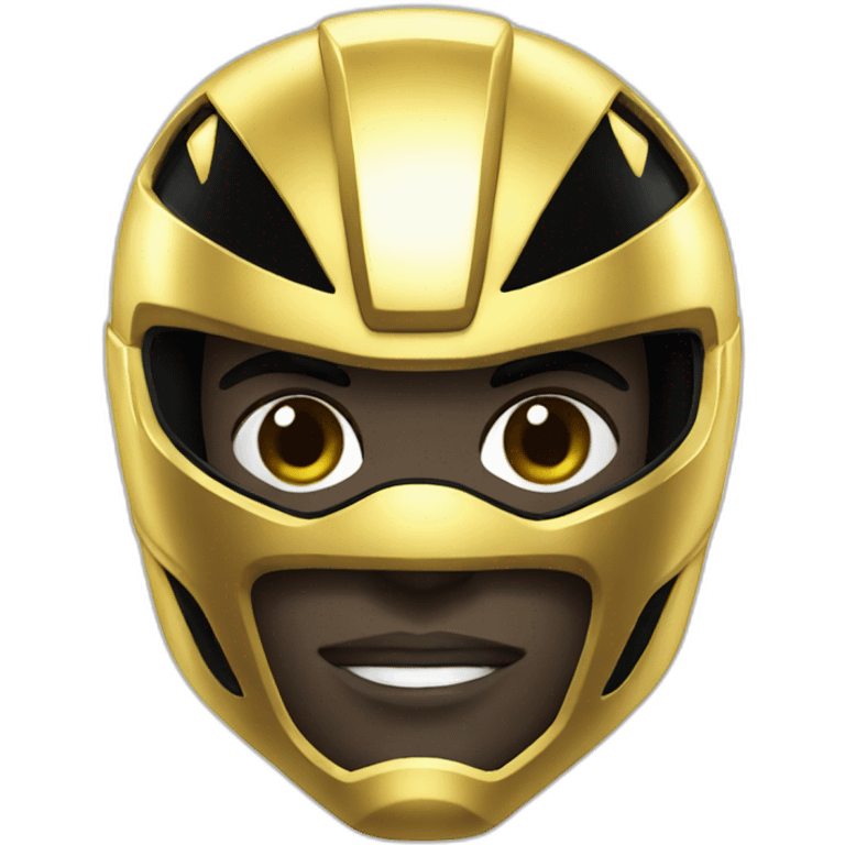 Gold power ranger emoji